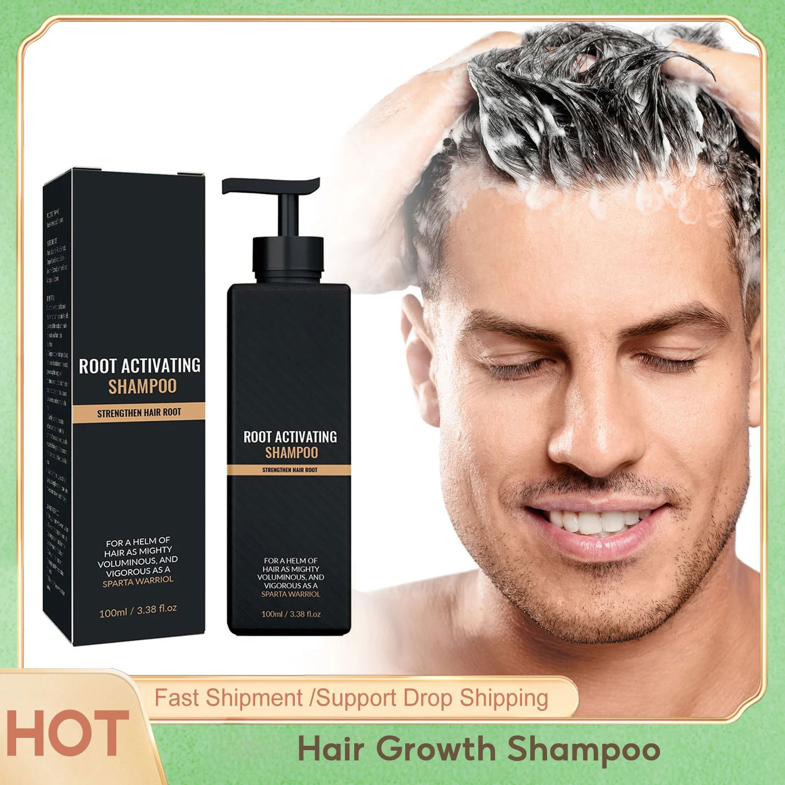 Hair Care Organic - Szampon do szybkiego wzrostu włosów Odżywczy