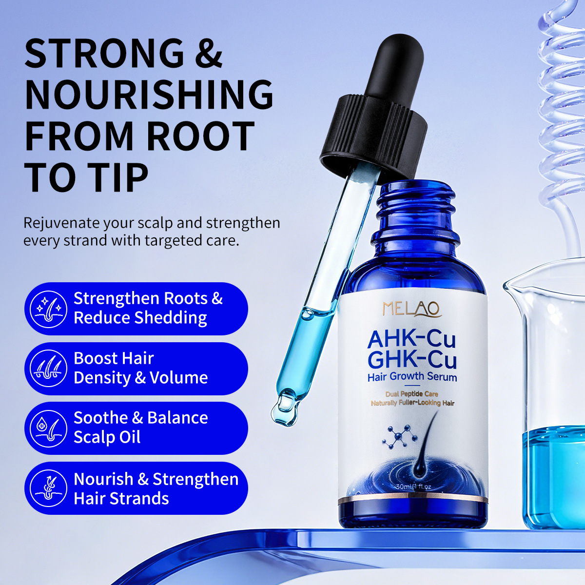 30ml Miedziane Serum do Wzrost – Hair Care Elseve recenzja i cena