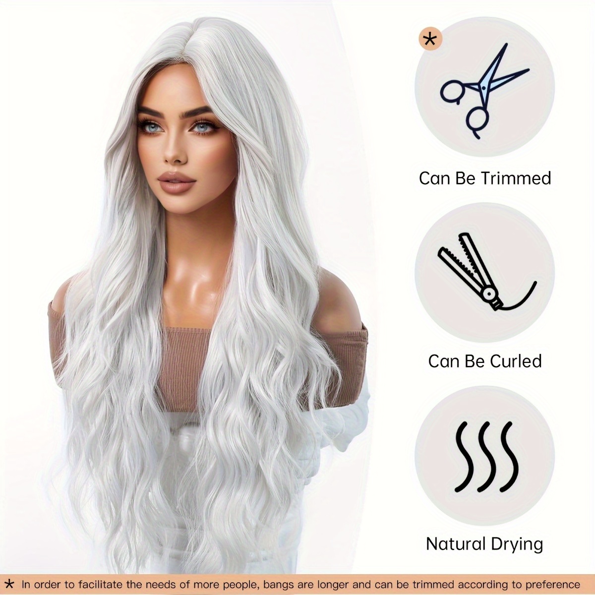 Peruka z włókna syntetycznego  – Hair Care Curly Hair recenzja i cena