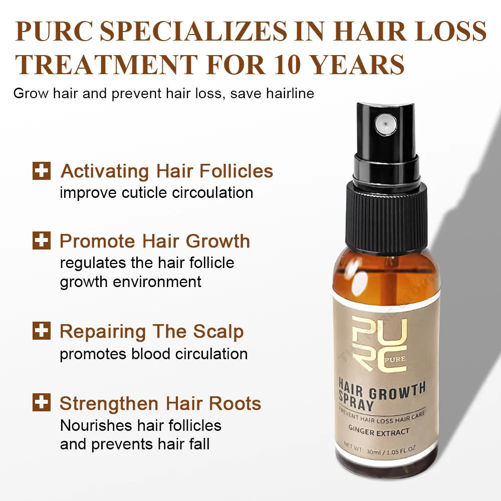 PURC Imbirowy spray do włosów  – Hair Care Hair Serum recenzja i cena