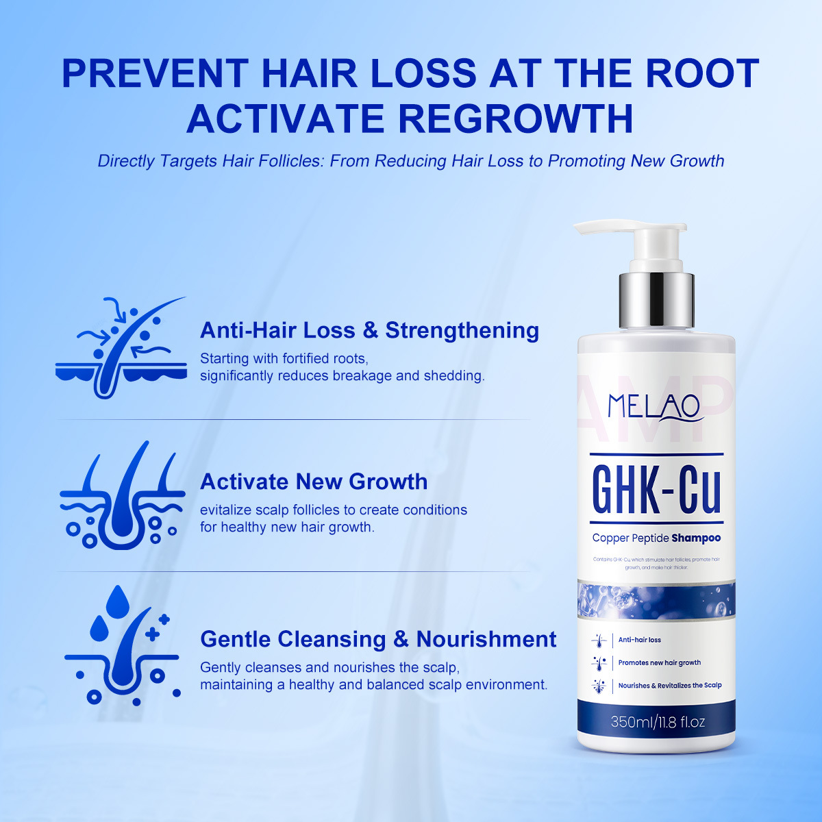 350ml GHK-Cu Szampon z peptyda – Hair Care Elseve recenzja i cena
