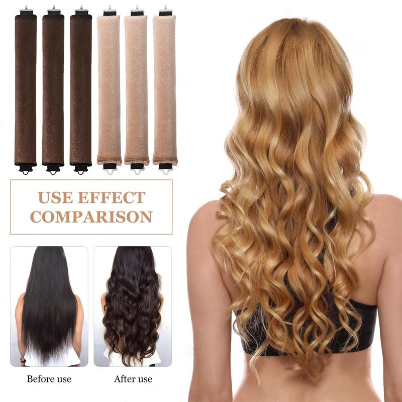 3/4 szt. Bezgrzewowe wałki do  – Hair Care Curly Hair recenzja i cena